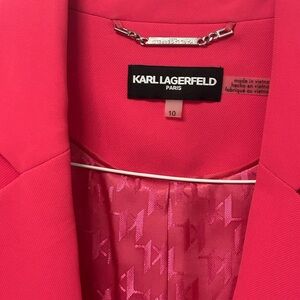 Karl Lagerfeld Paris Pink Blazer